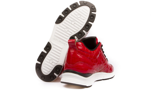 Womens 35 Lite LXL: Red Croc/White