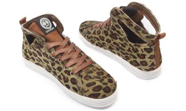 Womens Uno CP: Olive Leopard/White