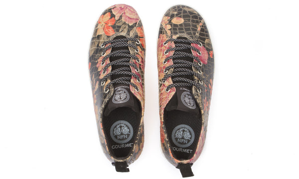 Womens Uno Low SP: Flower Black/White